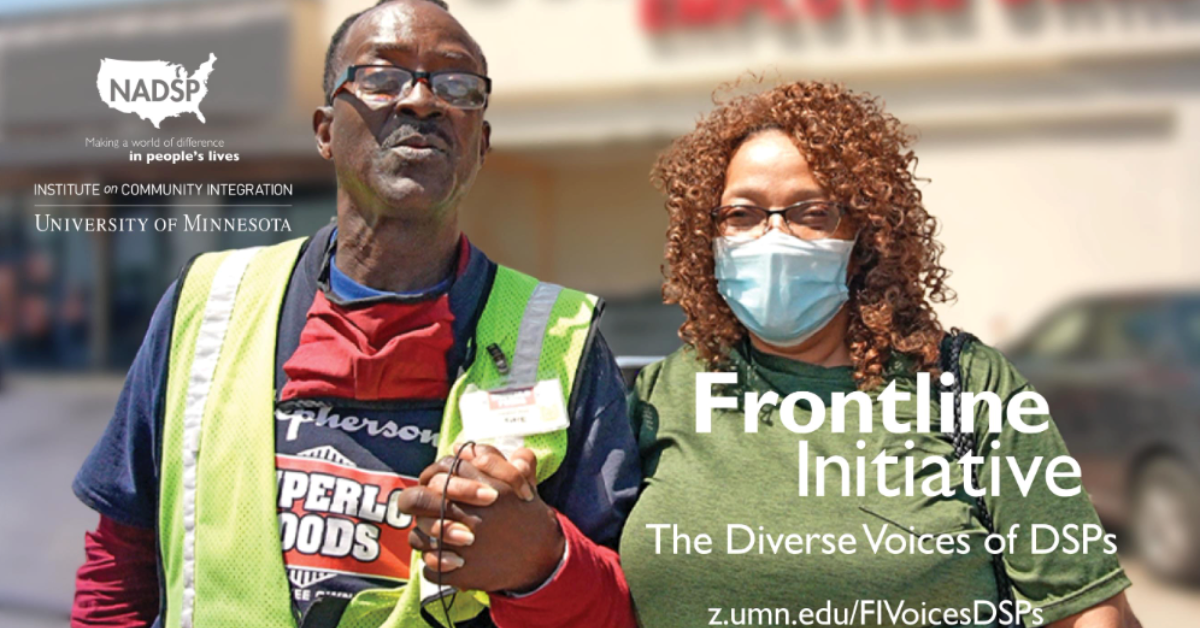 Frontline Initiative: The Diverse Voices of Direct Support Professionals