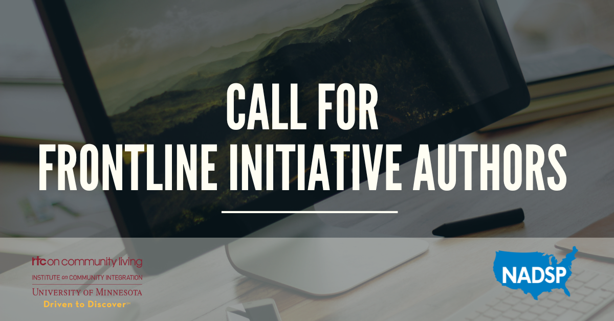 Call for Frontline Initiative Authors