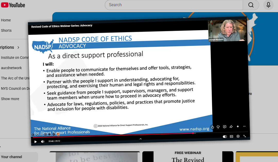 NADSP Code of Ethics: Tenet Webinars
